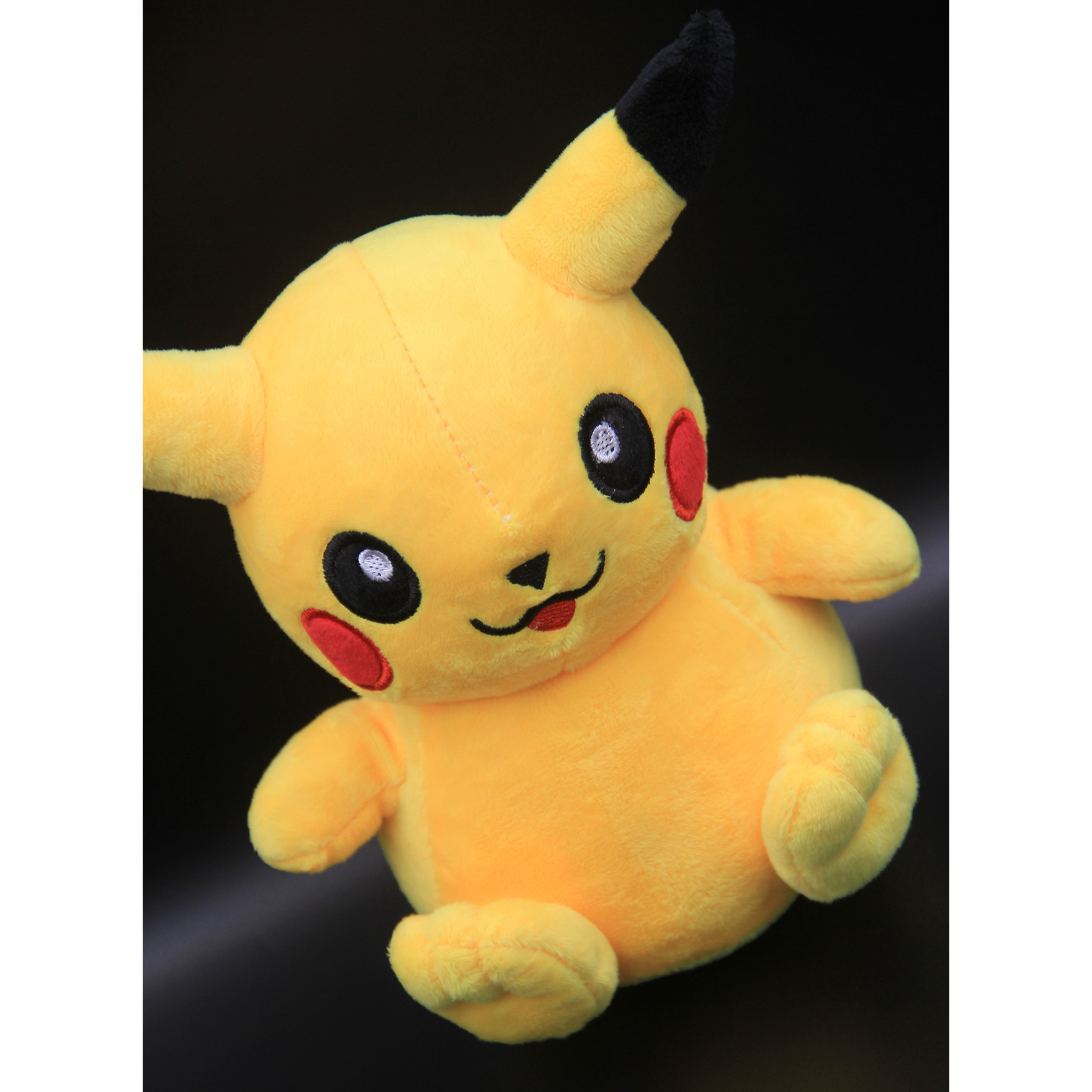 Gấu Bông/ Thú Nhồi Bông POKEMON PIKACHU Siêu Dễ Thương 19 cm (Tặng kèm móc khóa da bò thật màu ngẫu nhiên) BA00157