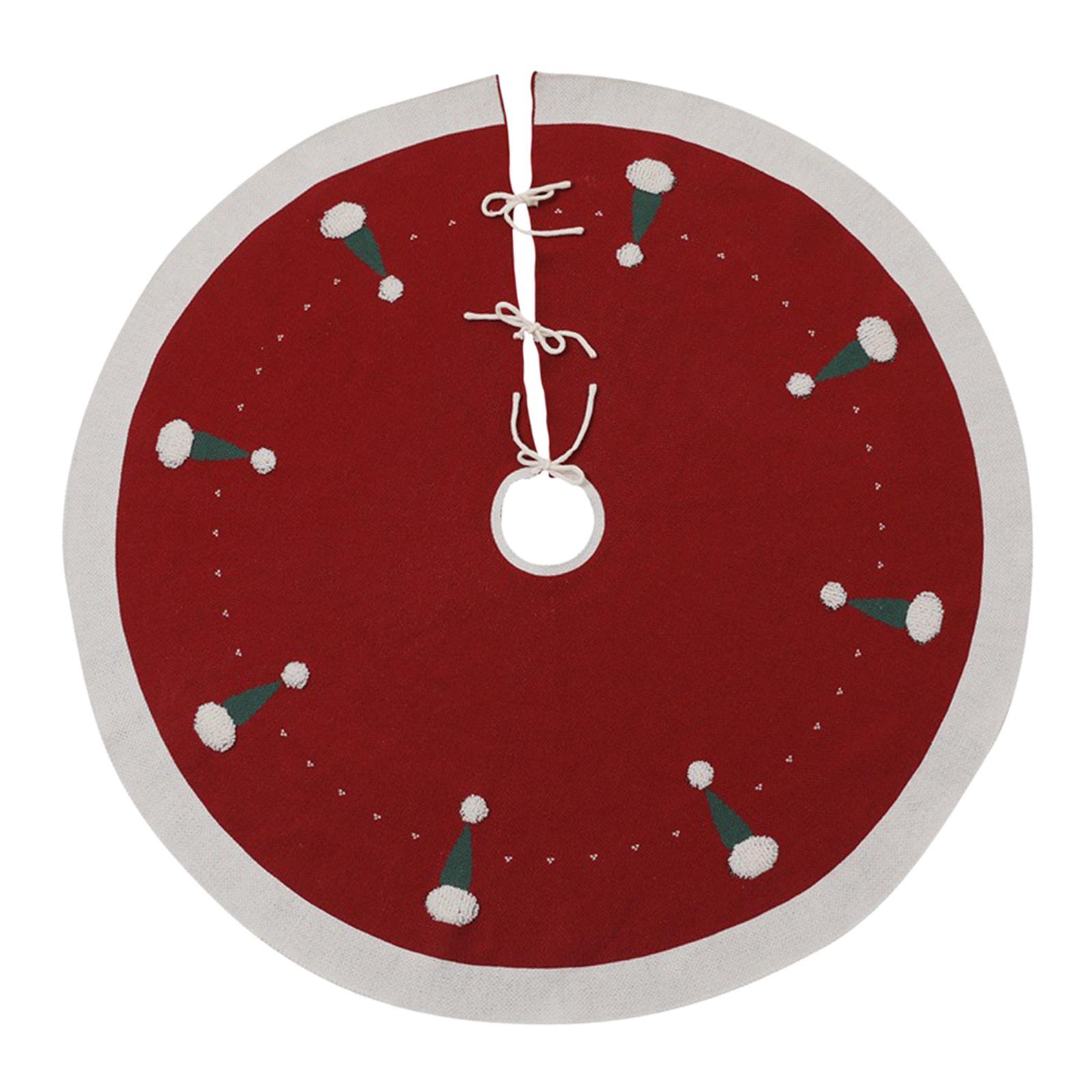 Christmas Tree Skirt 48'' Round Farmhouse Decor for Farmhouse Garden Wedding