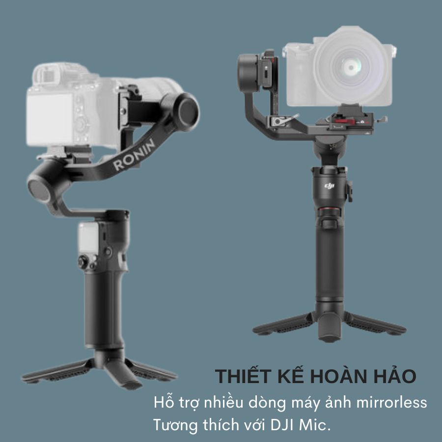 Tay cầm chống rung DJI RS 3 Mini / Ronin SC - Gimbal máy ảnh 3 trục ổn định,  thời lượng pin 10 giờ - Hàng nhập khẩu