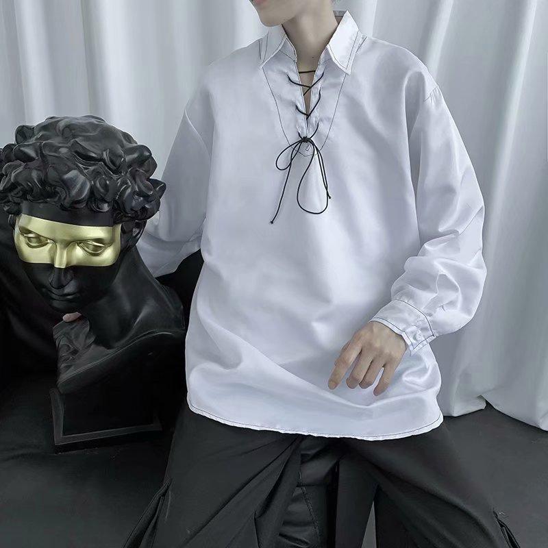 Áo Sơ Mi Tay Dài Dáng Rộng Phong Cách Lịch Lãm Thời Trang Cho Nam