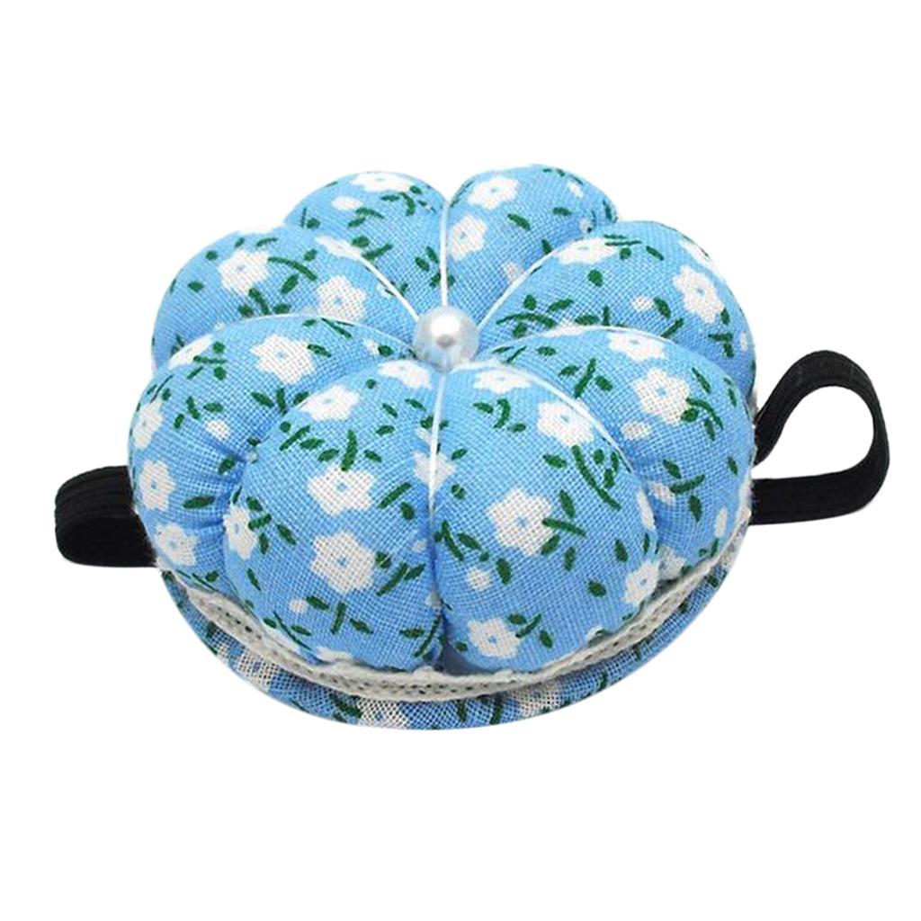 Pumpkin Shaped Pin Cushion Patchwork Pin Holder DIY Sewing Craft Tool