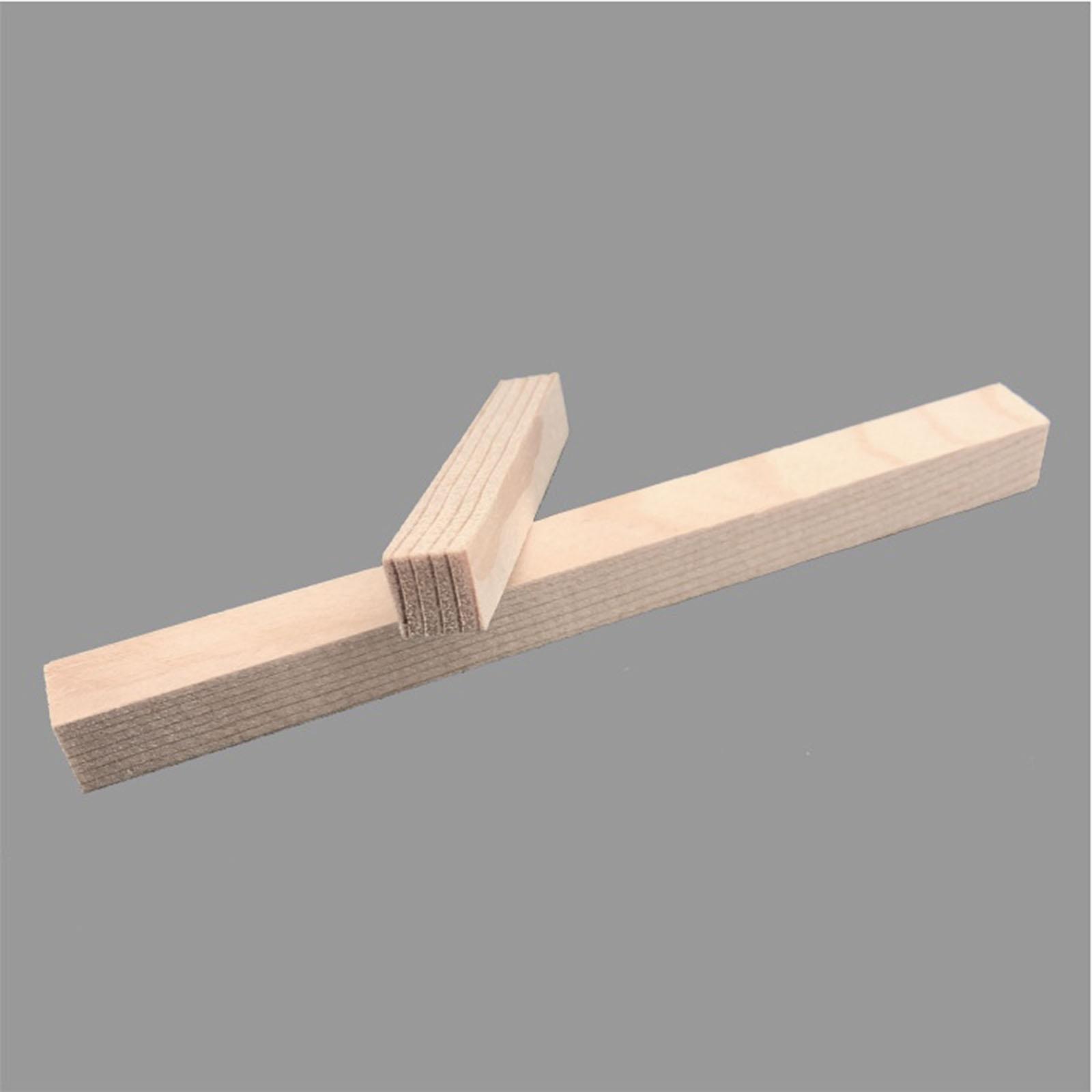 100pcs Unfinished Wooden Wooden Sticks Rod DIY House Airplane Modeling