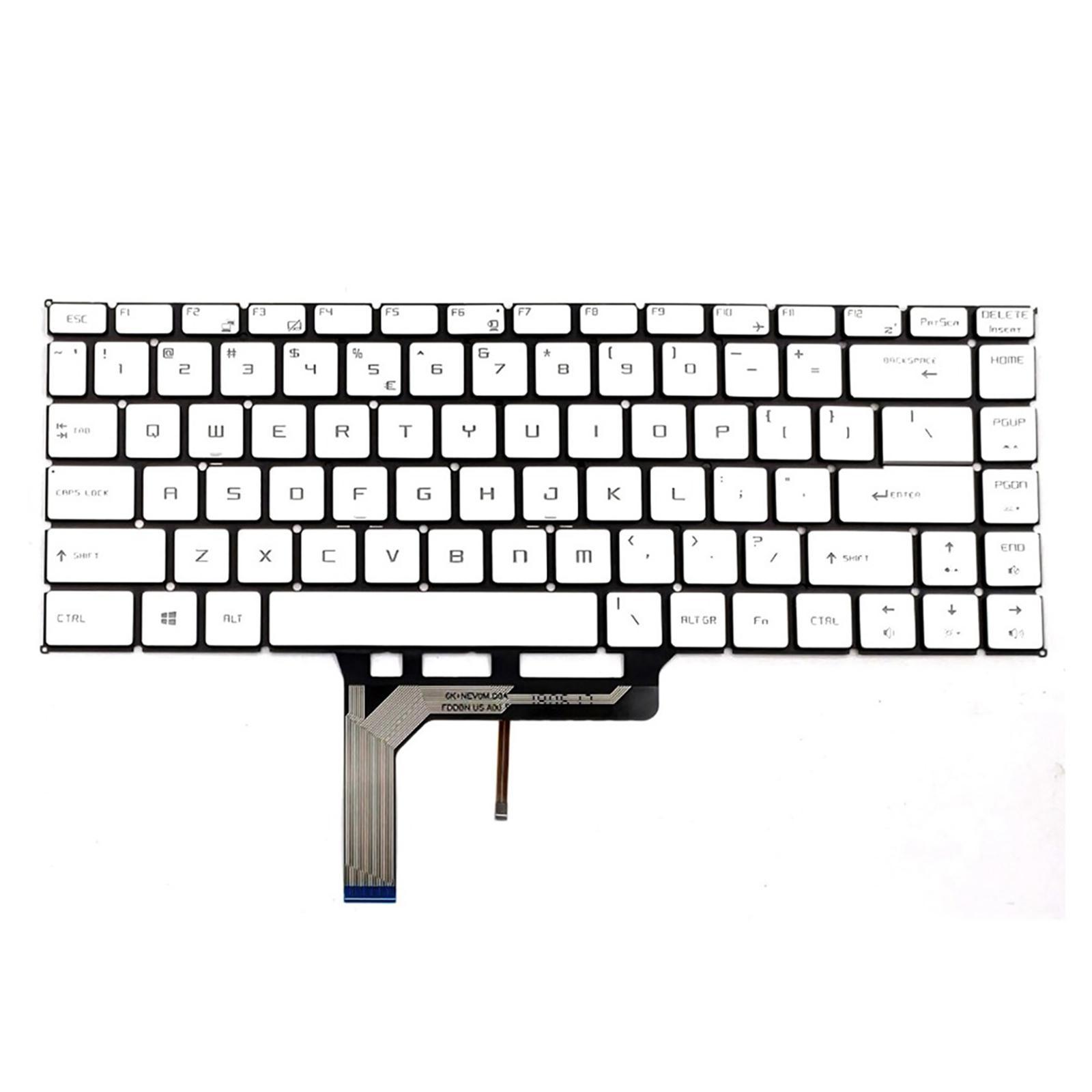 Keyboard US Layout Backlit Accessories Classic for MSI GS65VR Series