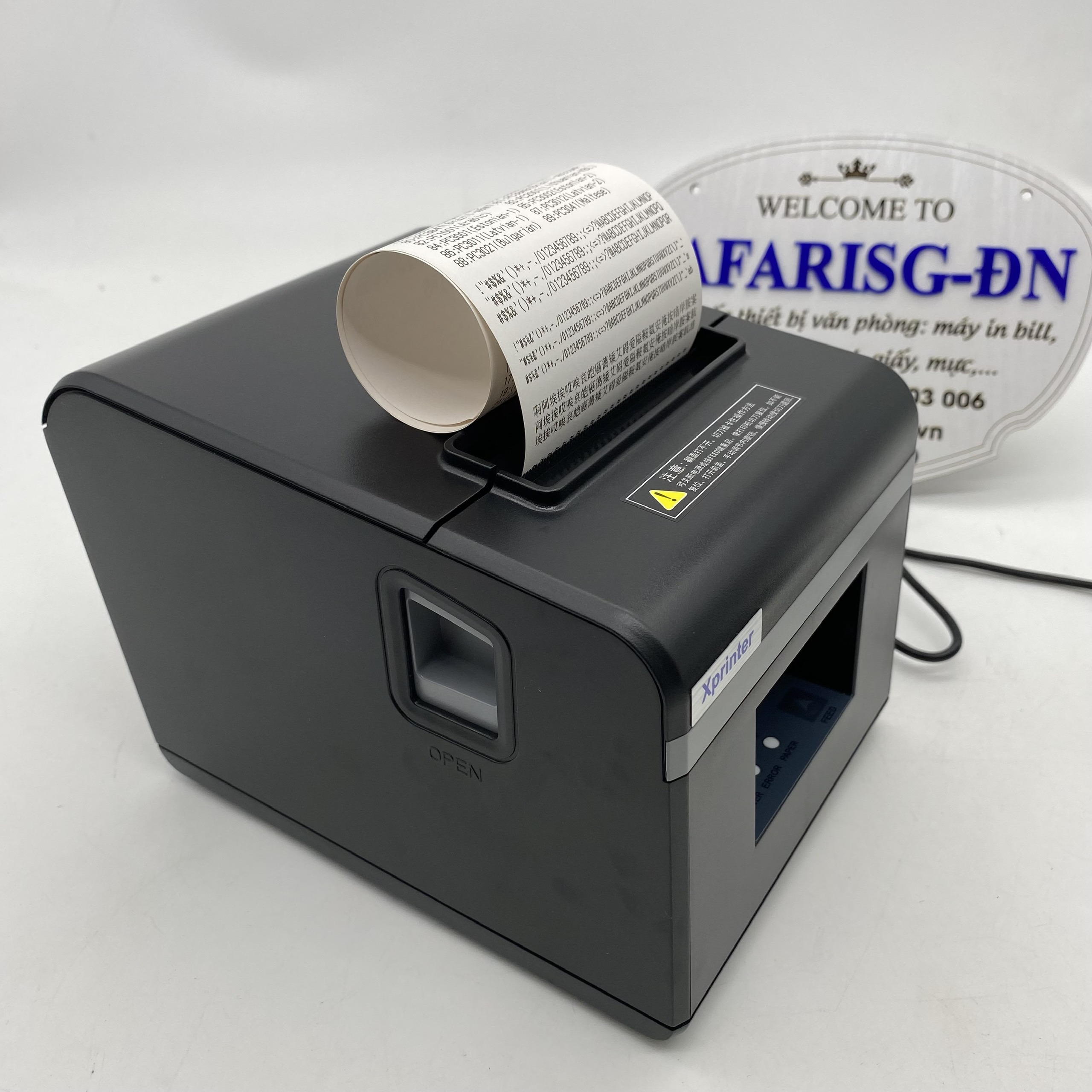 Máy in hóa đơn , máy in nhiệt, kết nối wifi/usb Xprinter XP-N160II, máy in bill điện thoại /tốc độ in 160mm/s - Hàng chính hãng .