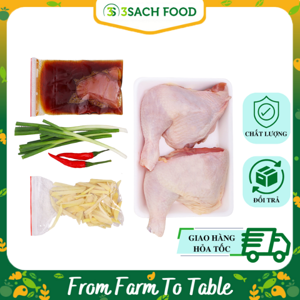 Đùi Góc Tư Gà Kho Gừng