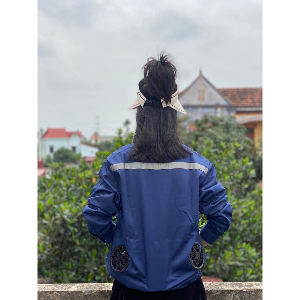 [TOP 1 ÁO ĐIỀU HÒA] Áo điều hòa Creen chống nóng, pin khủng 80000mAh, quạt không chổi than 18V - Hàng chính hãng