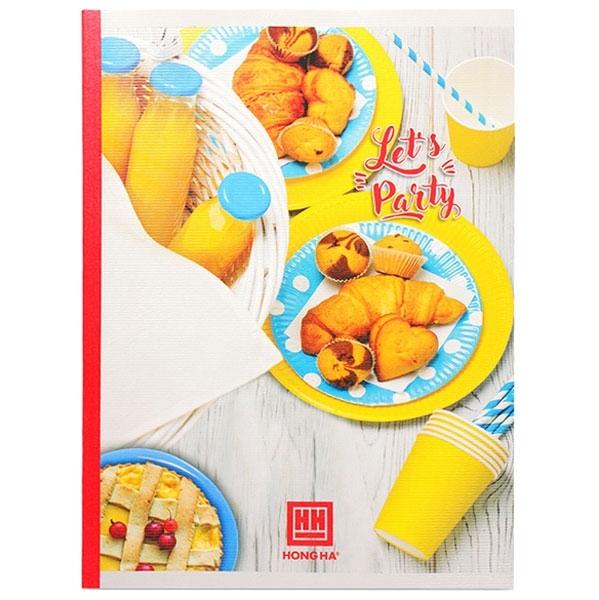 Vở Let's Party - 4 Ly Ngang 200 Trang ĐL 58g/m2 - Hồng Hà 0755 (Mẫu Màu Giao Ngẫu Nhiên)