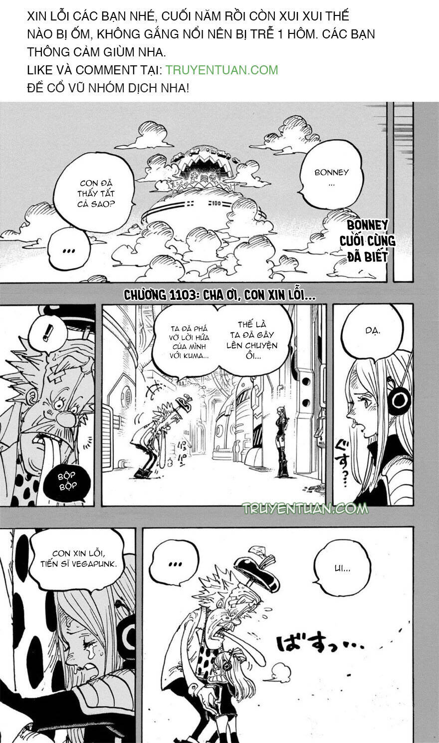 One Piece Chapter 1103 - Trang 4