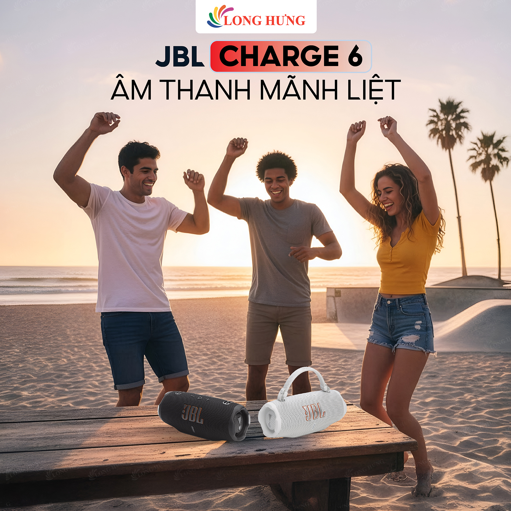 Loa Bluetooth JBL Charge 6 JBLCHARGE6 - Hàng chính hãng