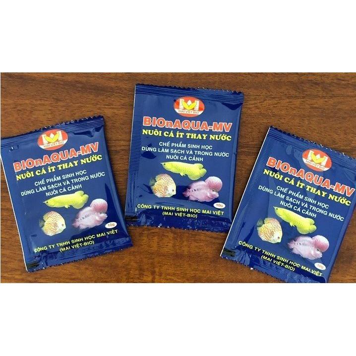 Men vi sinh Mai Việt BIOnAQUA-MV 10g làm sạch nước