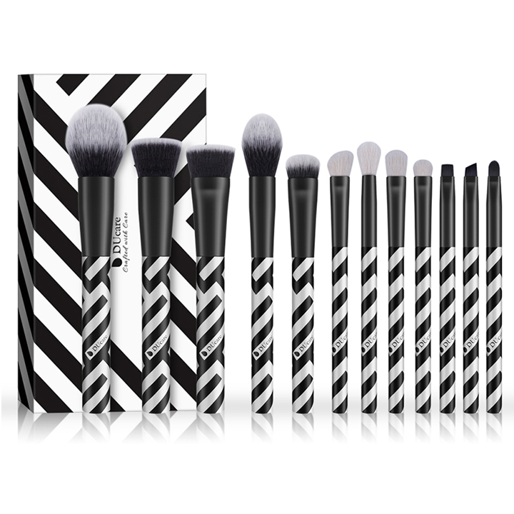 Bộ cọ trang điểm 12 cây DUcare 12 PCS Makeup Brush Set Eyeshadow Goat Hair