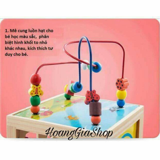 Bộ 5 chức năng học luồn hạt, mê cung, thả hình, bàn tính và đồng hồ học giờ