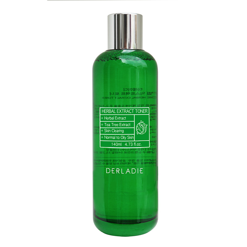 Nước Hoa Hồng Tràm Trà Giảm Mụn Derladie Herbal Extract Toner 140ml + Tặng Kèm 1 Băng Đô Tai Mèo