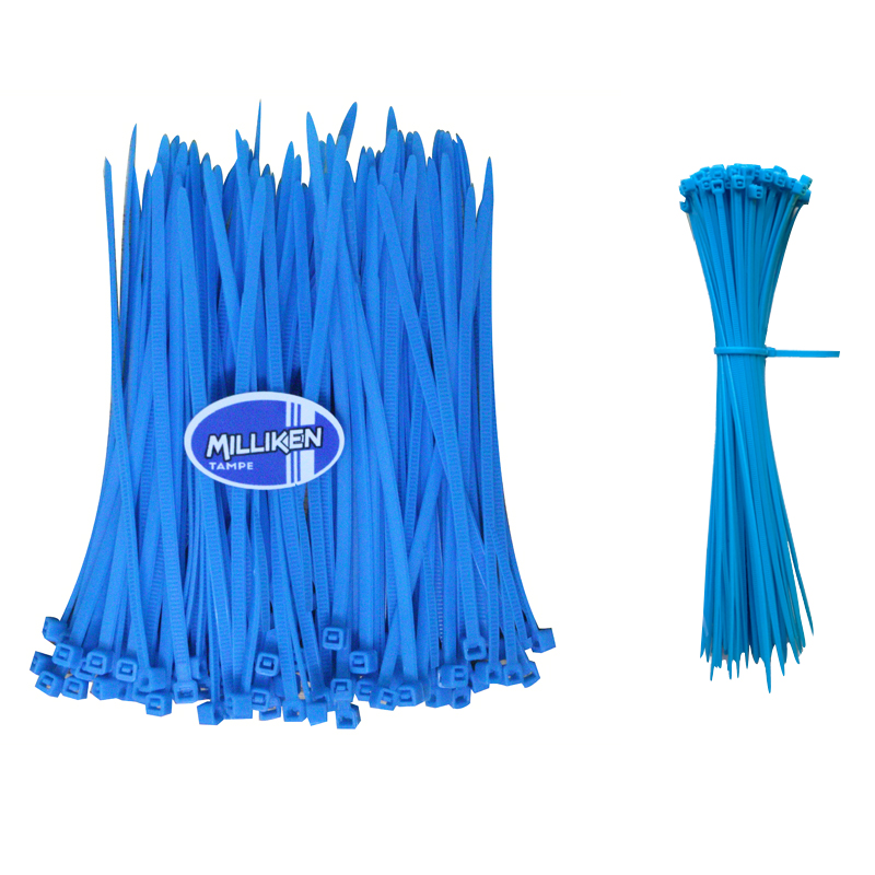 Bộ 100 Sợi Dây Rút Nhựa dài 10cm - Xanh Nước Biển Milliken NL-3072