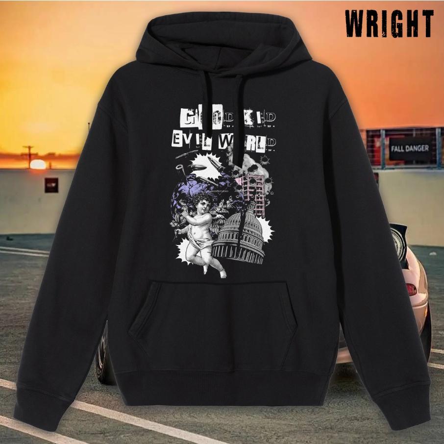 Áo hoodie Wright good kid evil world unisex