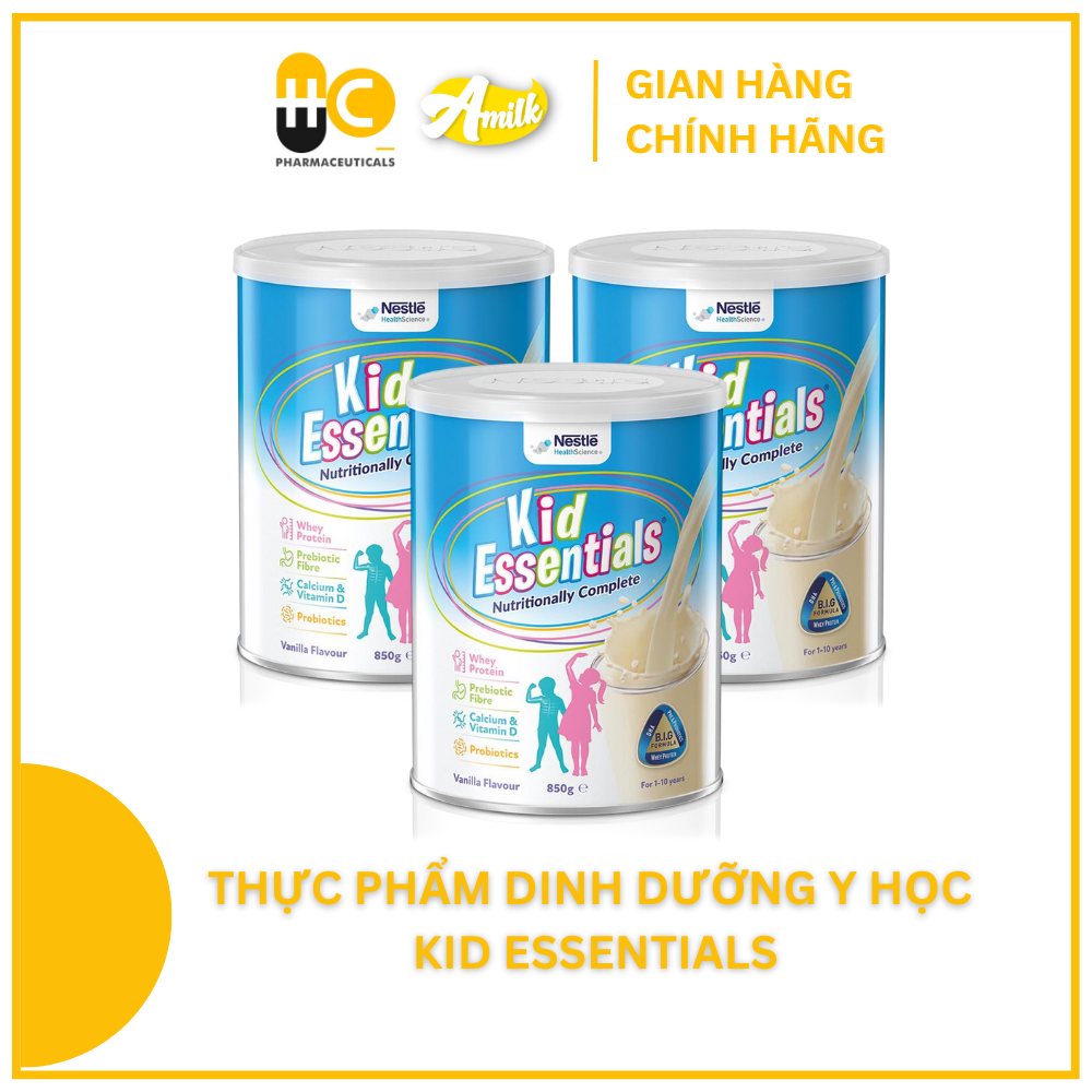 Combo 6 Lon Sữa Kid Essentials Cho Trẻ Biếng Ăn, Chậm Tăng Cân 800g - Bao Bì Mới [NHẬP KHẨU CHÍNH HÃNG]