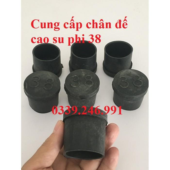 Bộ 20 chiếc chân đế, chụp cao su bịt chân bàn ghế, ống  hộp phi 38_bịt ngoài