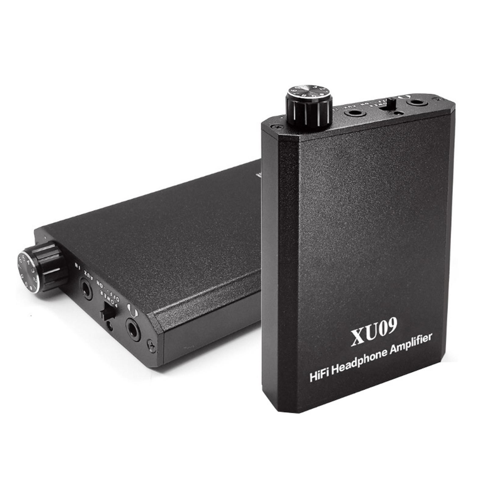 Headphone Amplifier Stereo Boost Sound Boost Portable 3.5 mm for Xu 09