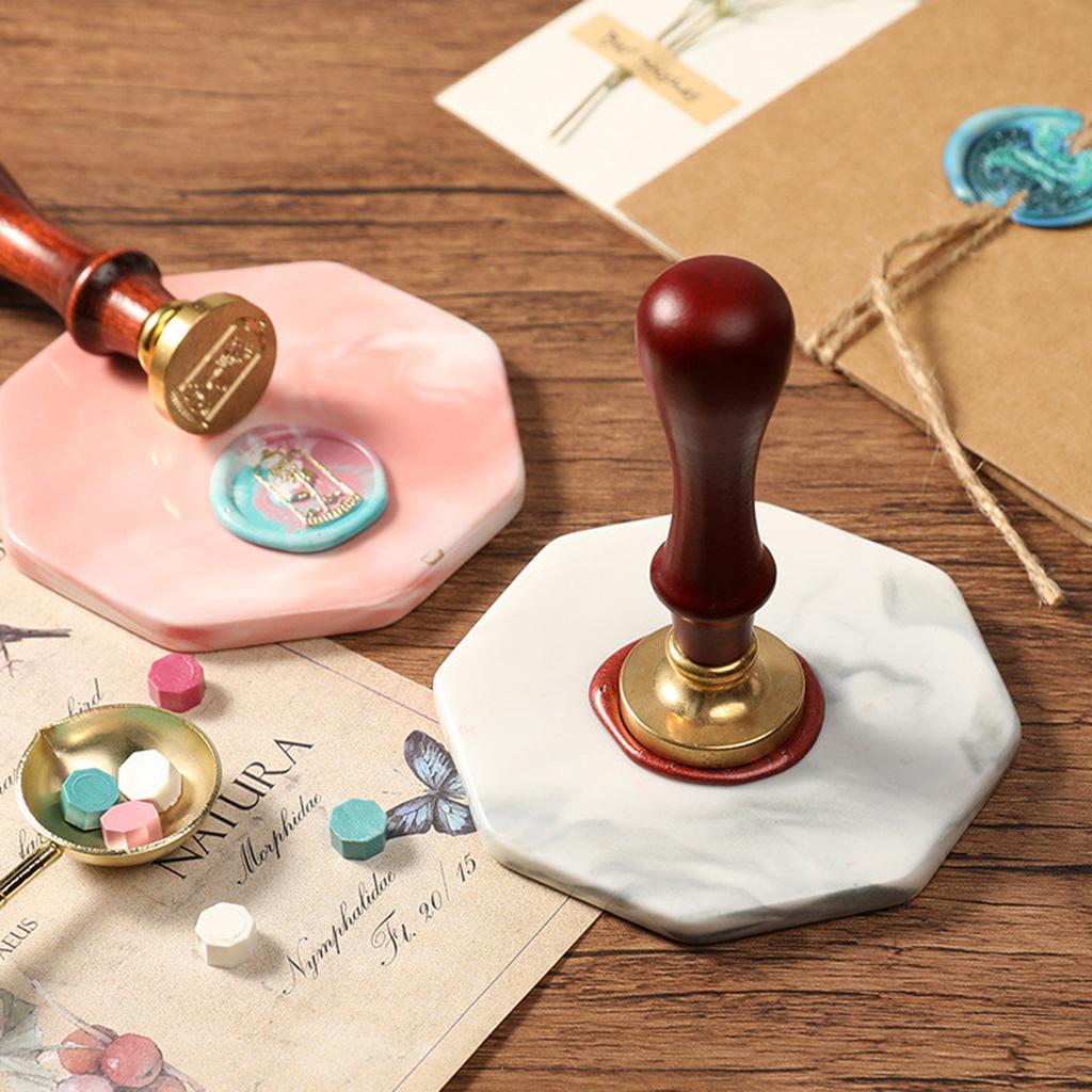Wax Seal Stamp Ceramics Demoulding Pad Coasters Envelope Packaging