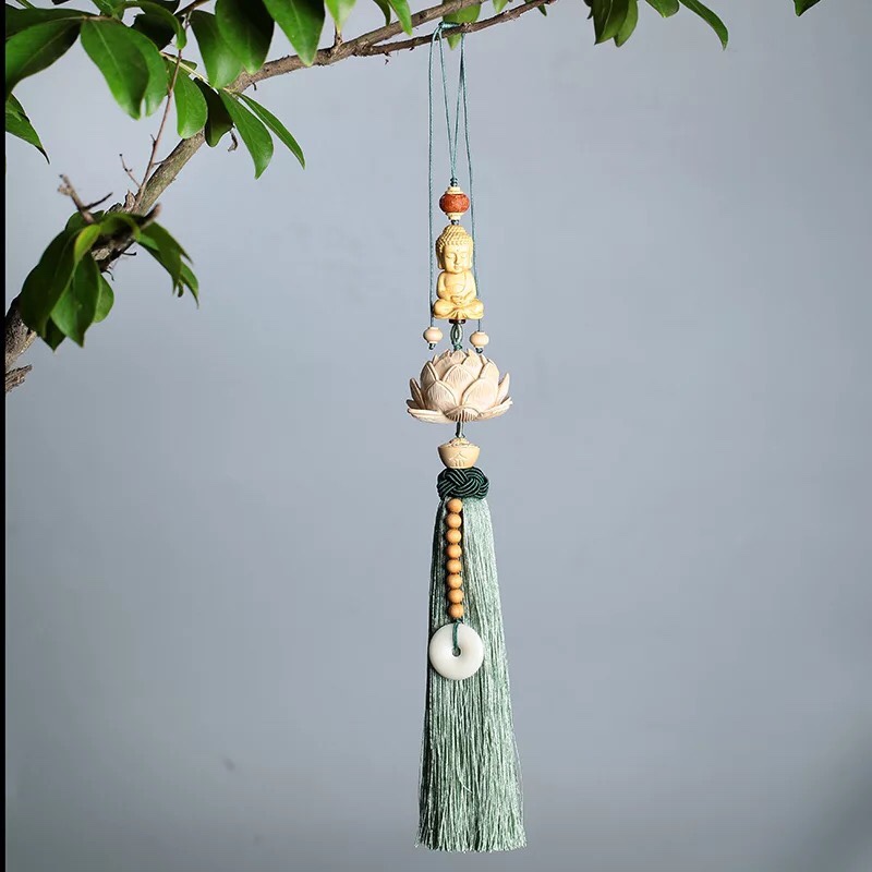Khánh Treo Xe Ô Tô Hoa Sen Gỗ Hoàng Dương