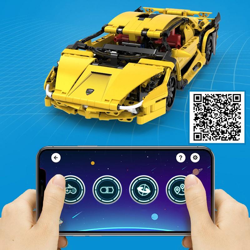 (sẵn) Bộ Đồ Chơi Lắp Ghép Kiểu LEGO Mô Hình Xe Đua LAMBORGHINIS CaDa C51055 Điều Khiển RC (2 Chế Độ) Với 456 Chi Tiết