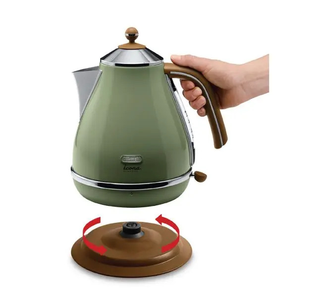 [Hàng chính hãng] Ấm đun nước siêu tốc DeLonghi Icona Vintage KBOV2001 (BG/ GR)