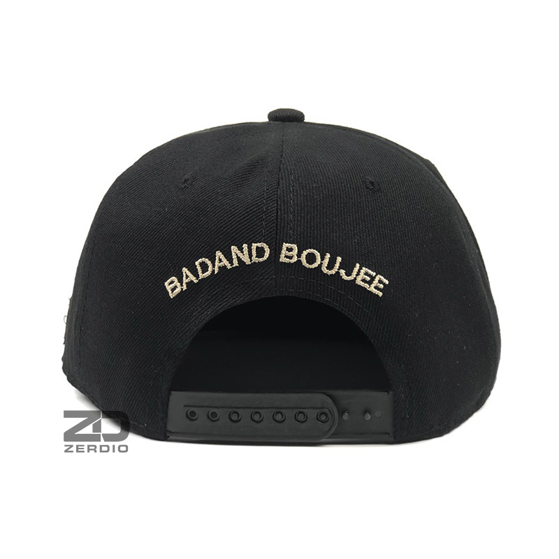 Mũ snapback, Nón hiphop đen nam nữ, phong cách thời trang cá tính - SN56