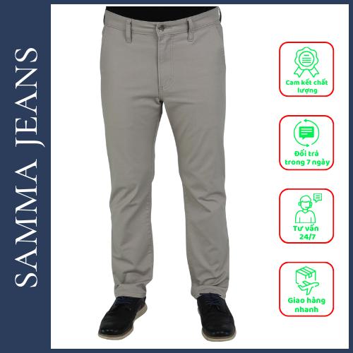 Quần Kaki Dáng Jean Q6, quần âu dáng jean siêu đẹp, phong cách sang trọng chĩnh hãng thương hiệu SAMMA JEANS - D/Gray(Xám đậm)