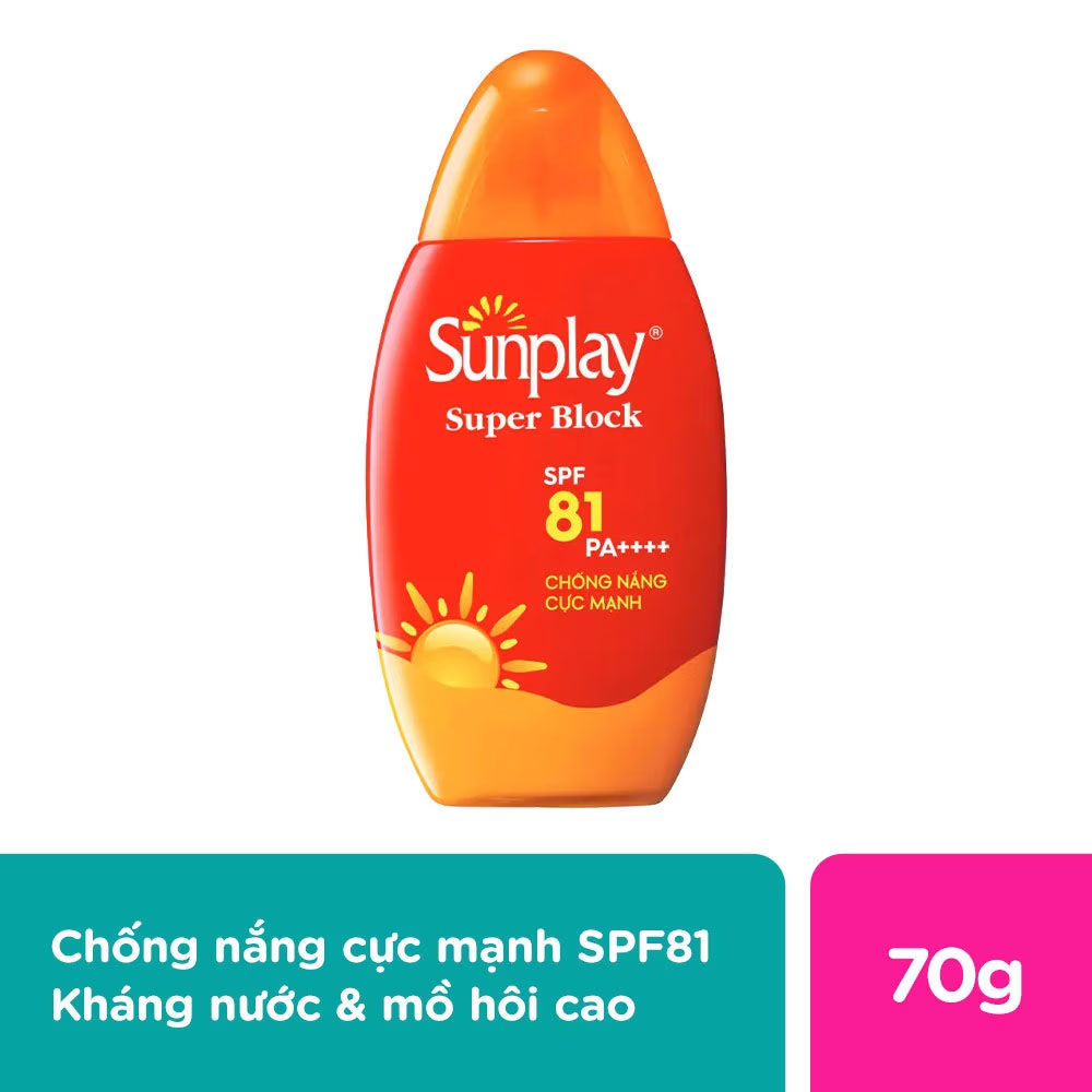 Sữa Chống Nắng Cực Mạnh Sunplay Super Block SPF81 70g