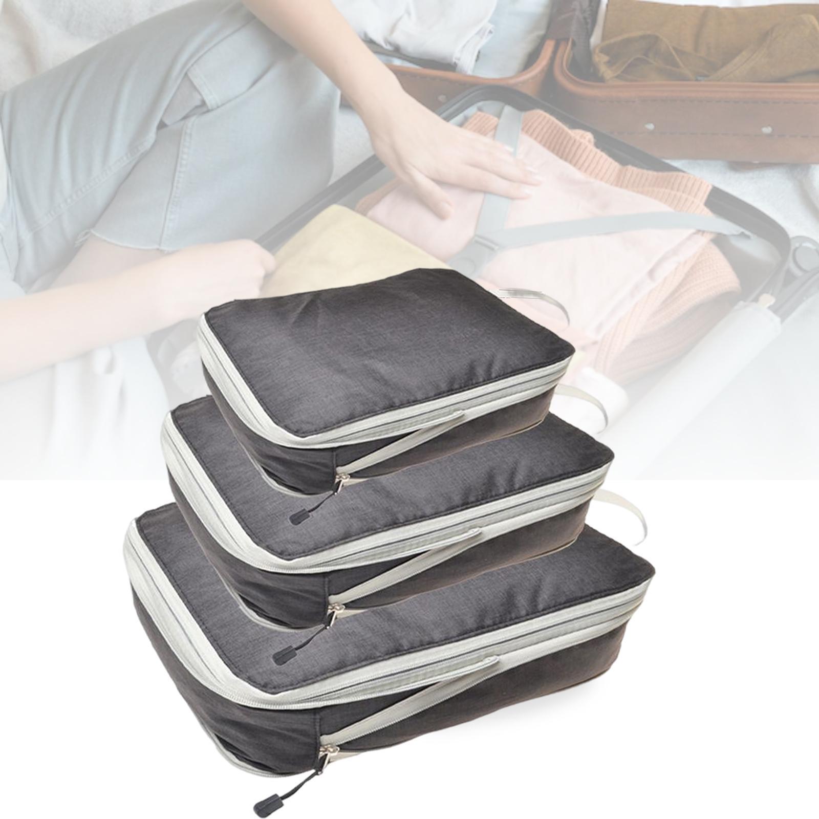 Pouch Suitcase Waterproof Storage Travel Bags Gray