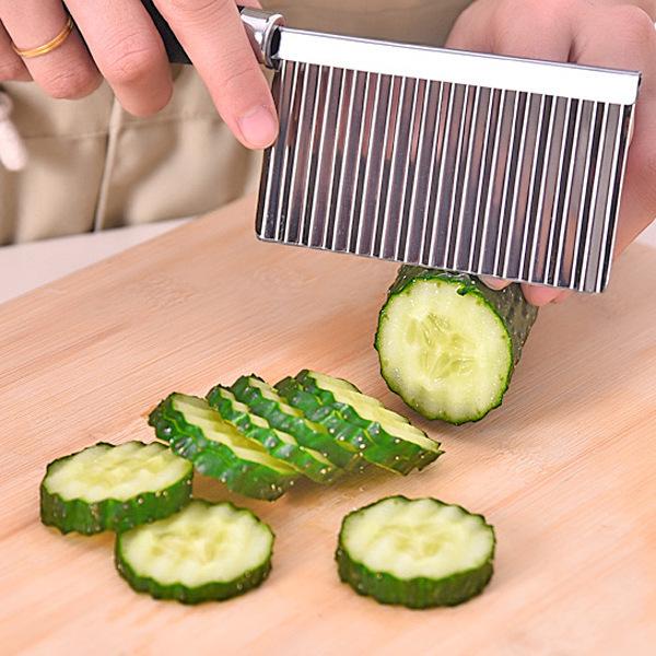 1 Dụng Cụ Cắt Khoai Tây, Dụng Cụ Cắt Rau Củ, Dụng Cụ Cắt Chip Chipper, Dụng Cụ Cắt Bột Khoai Tây Chiên Dợn Sóng, Dụng Cụ Cắt Khoai Tây Răng Cưa Dụng Cụ Cắt Rau Củ, Khoai Tây, Hành Tây