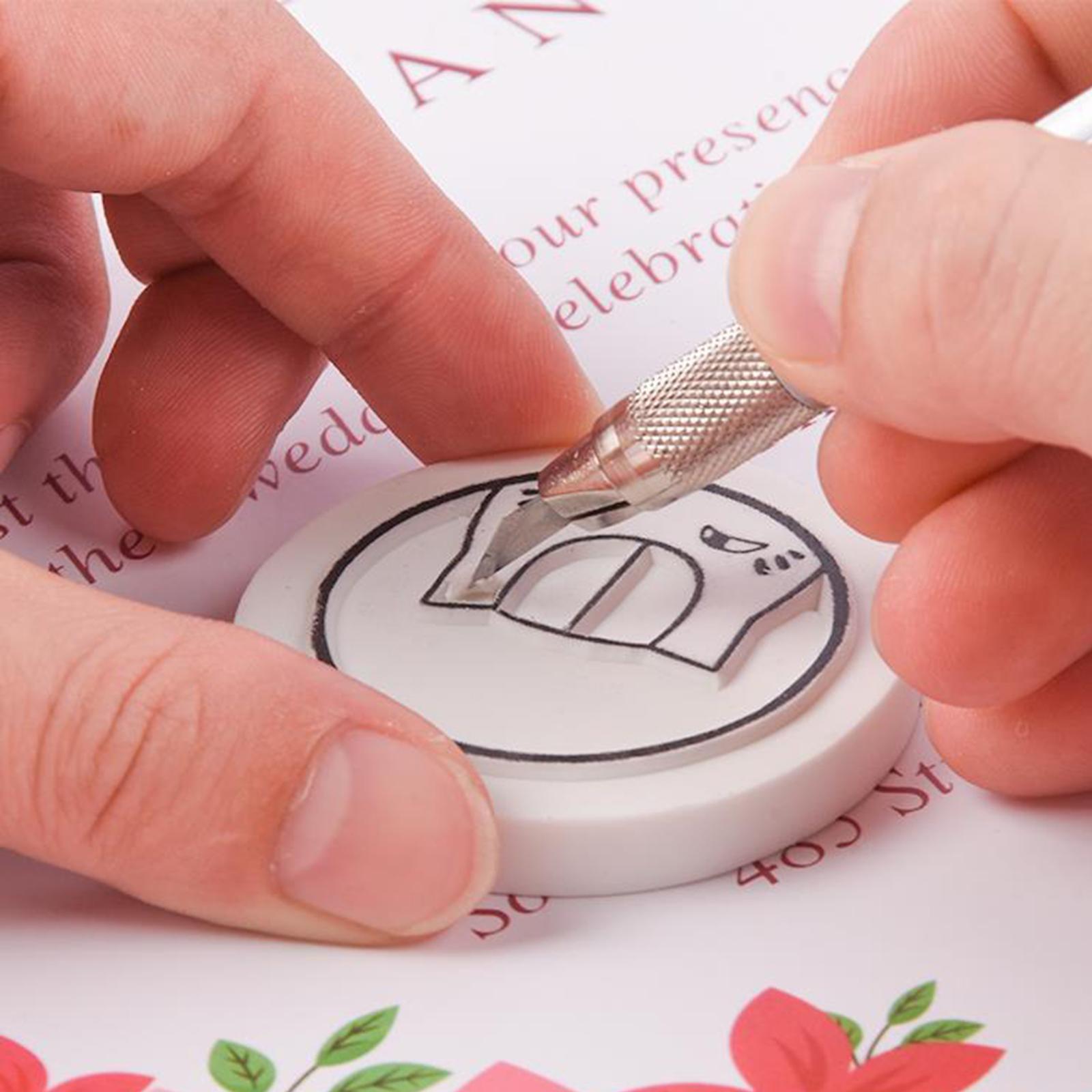 Rubber Stamp Making Kit Rubber Carving Blocks for Stamp