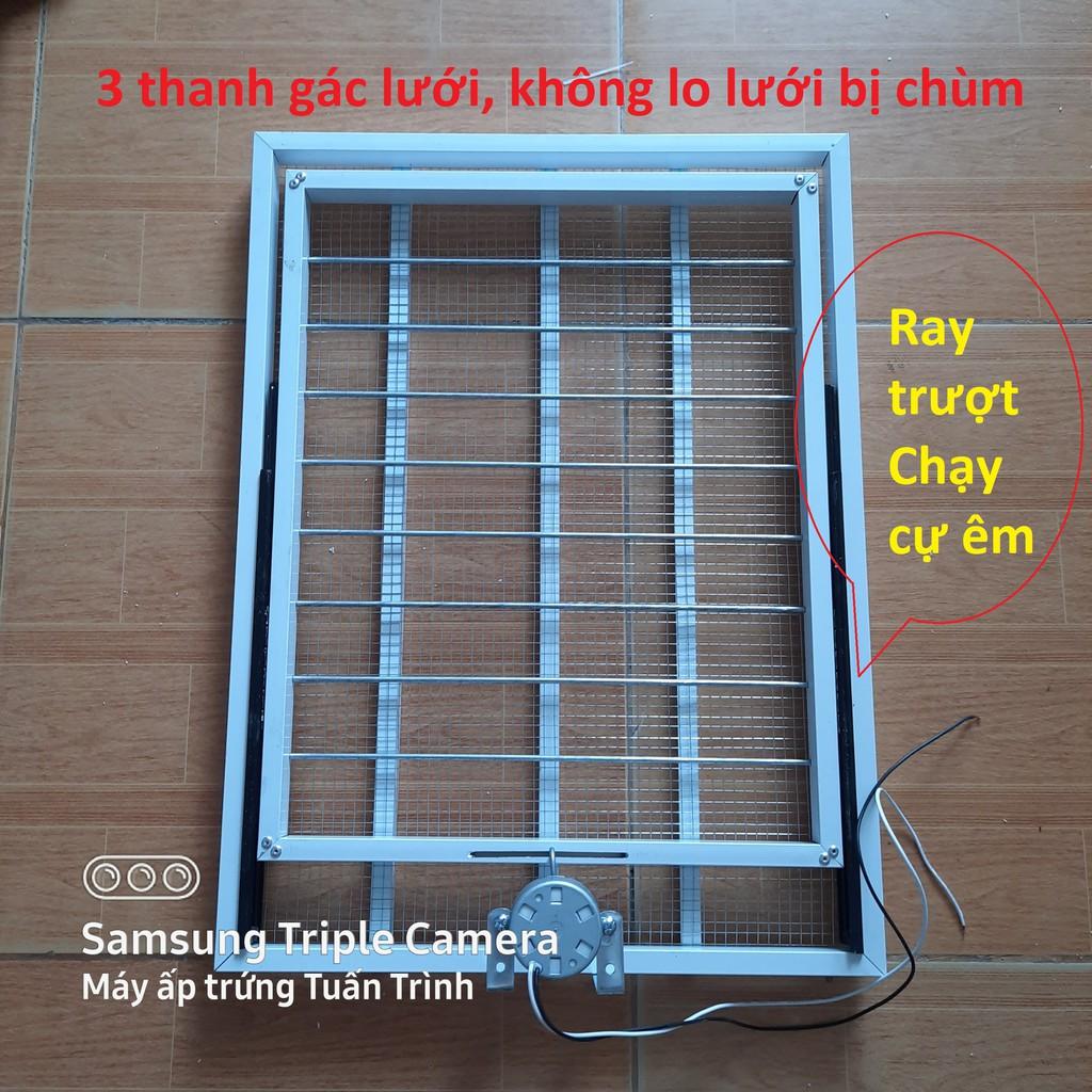 Khay Đảo Trứng Gà Tự Động - 54 Trứng - Vừa với thùng xốp 60x45x40cm