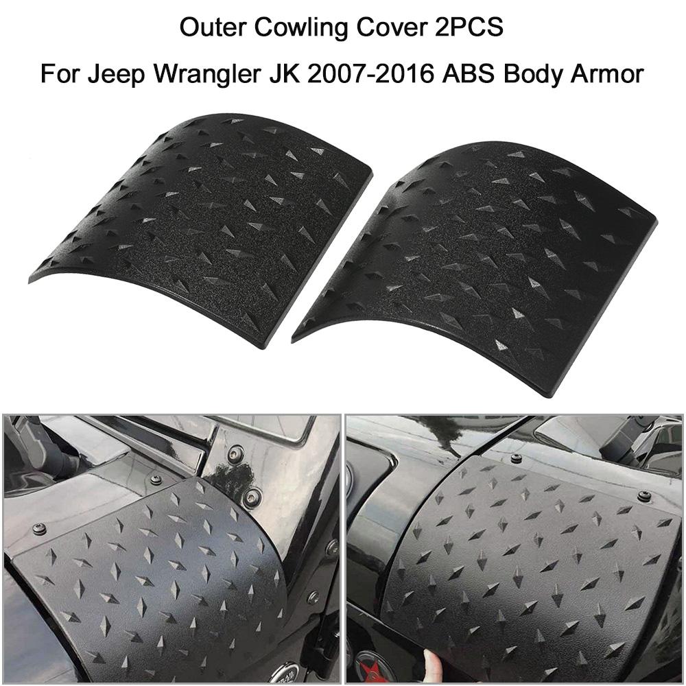Mua 2Pcs/set Car Side Exterior Cowling Cover for Jeep Wrangler JK 2007-2016 Mua 2Pcs/set Car Side Exterior Cowling Cover for Jeep Wrangler JK 2007-2016