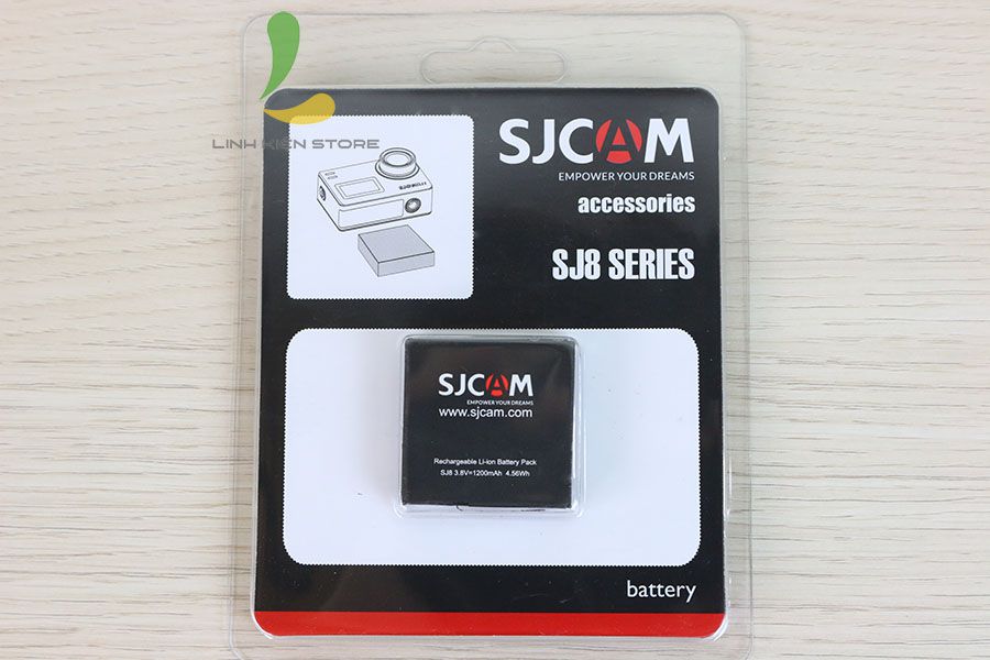 Pin dự phòng cho camera hành trình SJCAM SJ8 - Hàng chính hãng