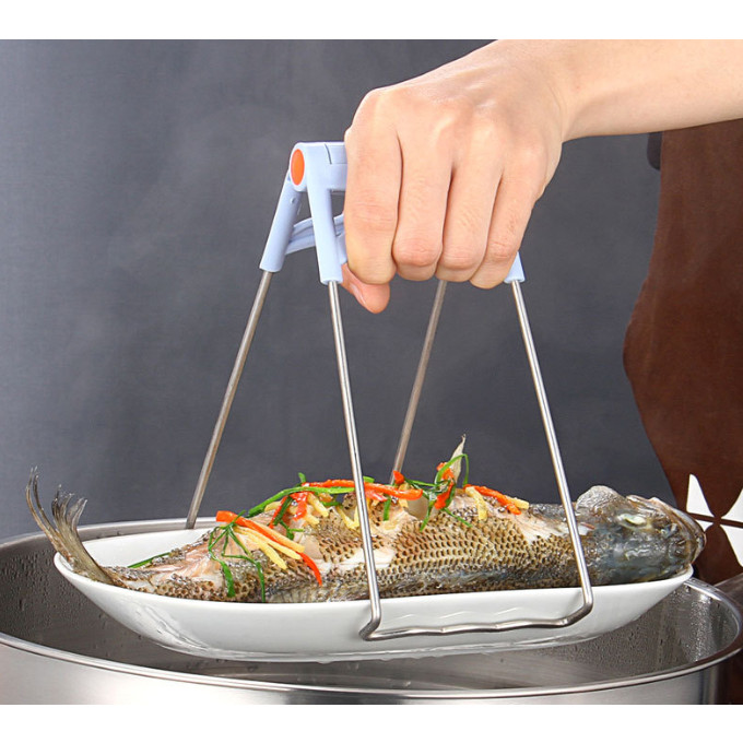 Dụng Cụ Gắp Đồ Nóng đơn giản bằng inox không rỉ