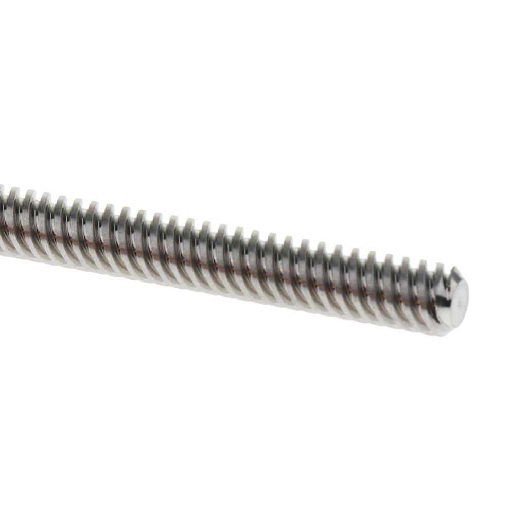 Premium 3D Printer Screw Rod Copper Nut Linear Rail Bar Shaft 330mm for Z Axis
