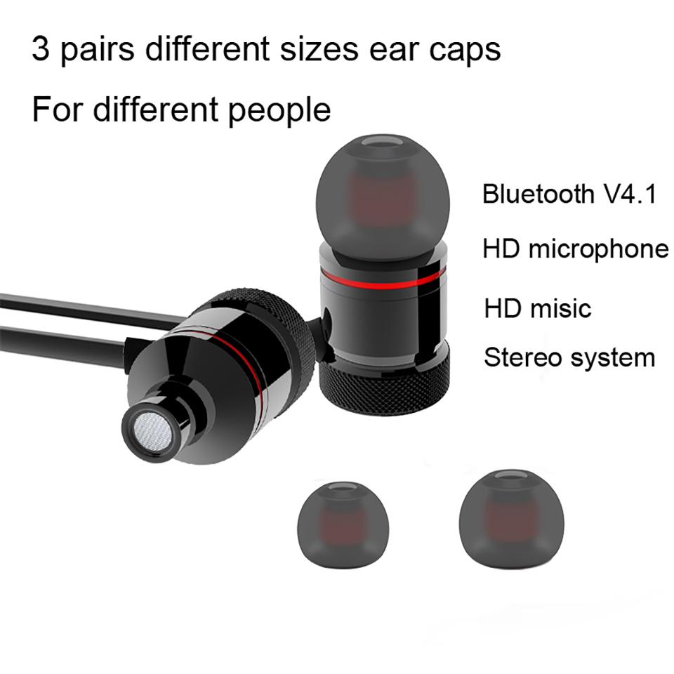 Tai Nghe Bluetooth Sport S8 –Hai đầu nam châm  Âm Thanh Siêu Bass - Hàng chính hãng