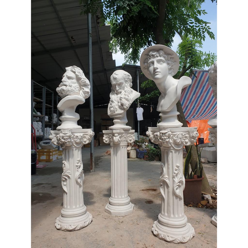 DECOR, Tượng thạch cao, Tượng ôn thi khối V-H, Tượng trang trí Cậu bé thiên thần 50cm