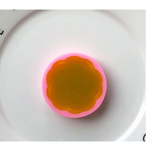 Khuôn silicon hoa hồng kích thước : 5.7 x 1.3cm