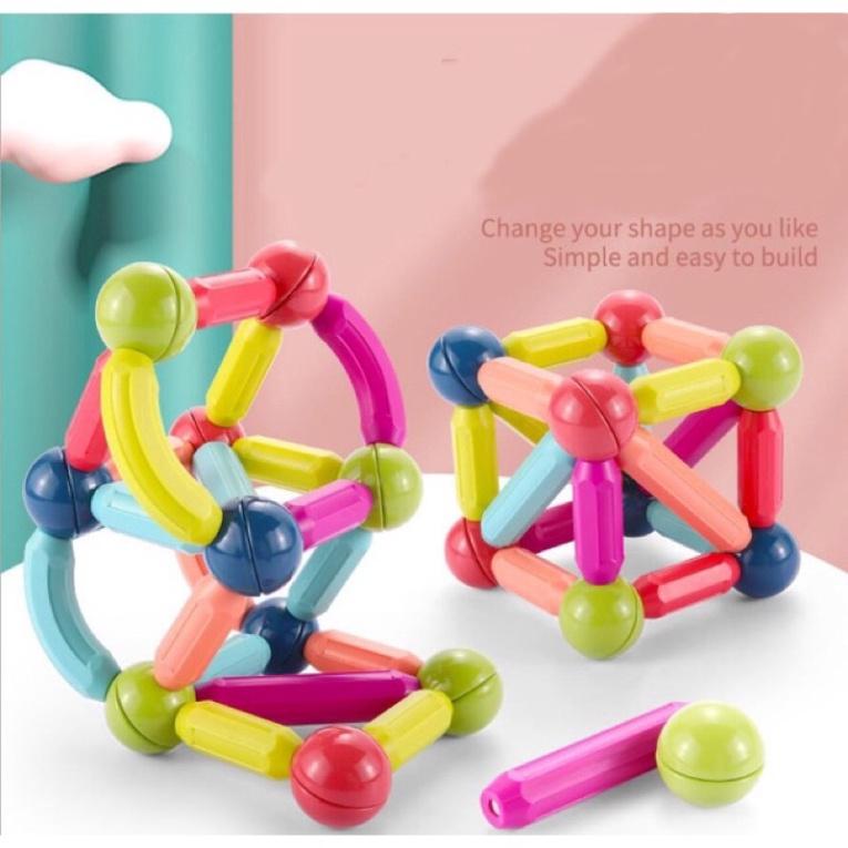 Ghép Hình Nam Châm 25 và 36 Chi Tiết- Ghép Hình Sáng Tạo Magnetic stocks