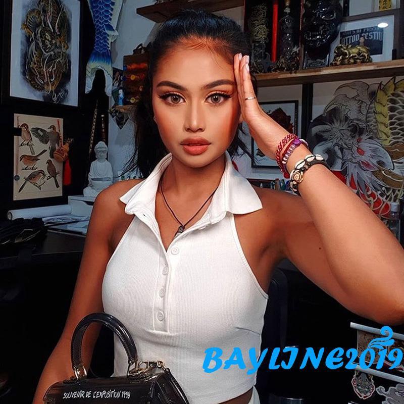 HÀNG CAO CẤP -  Áo Lửng Hai Dây Cổ Tim Phong Cách Quyến Rũ Dành Cho Nữ - Hàng Cao Cấp