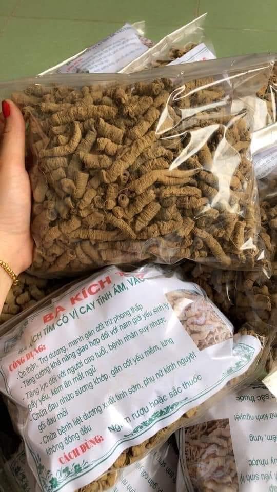 Cây Ba kích tím quảng ninh - Khô tách lỏi 500gr