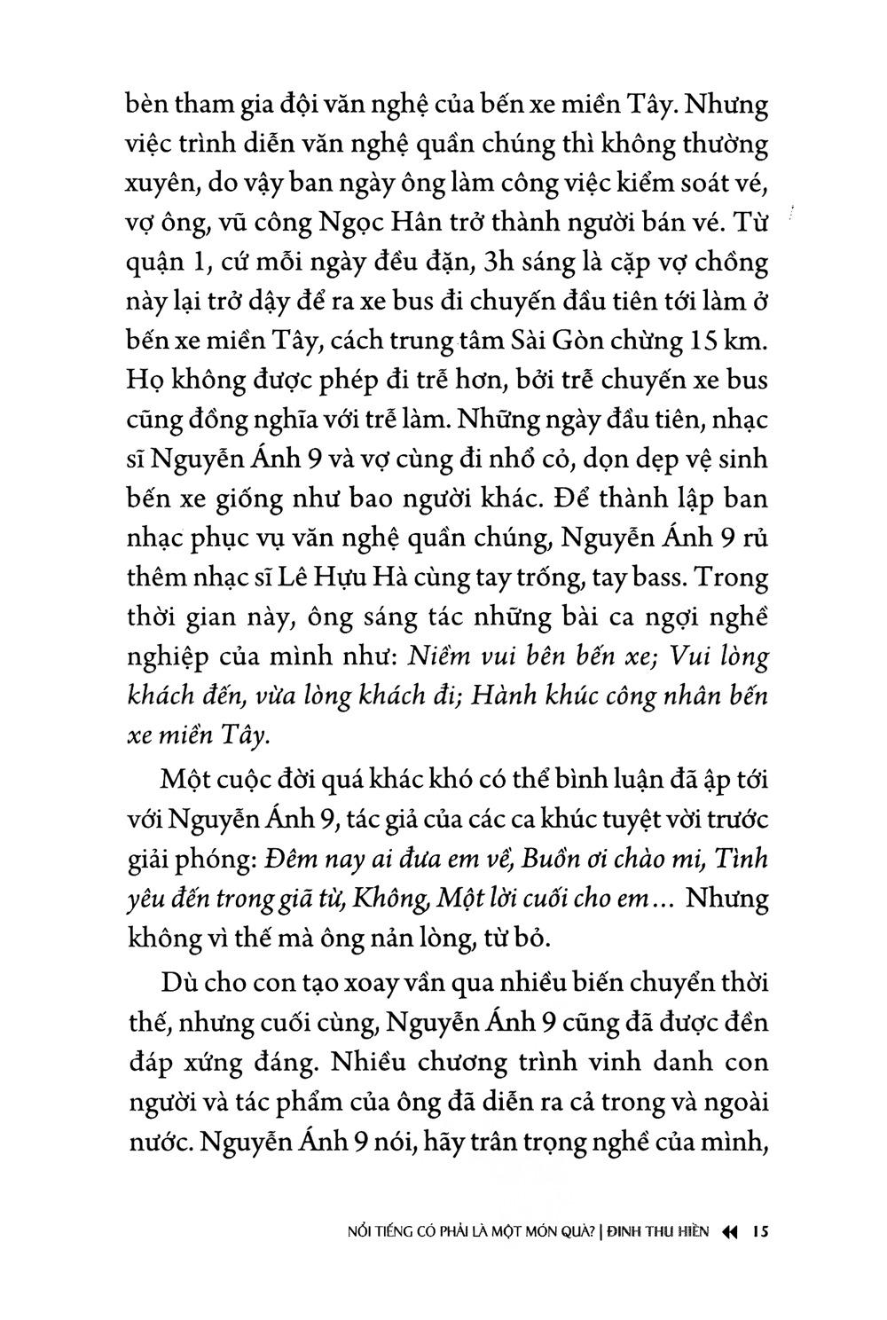 Nổi Tiếng Có Phải Là Một Món Quà