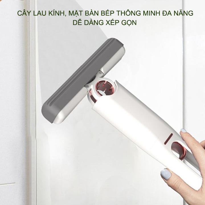 Cây lau kính, mặt bàn bếp đa năng thông minh thế hệ mới, dễ dàng xếp gọn