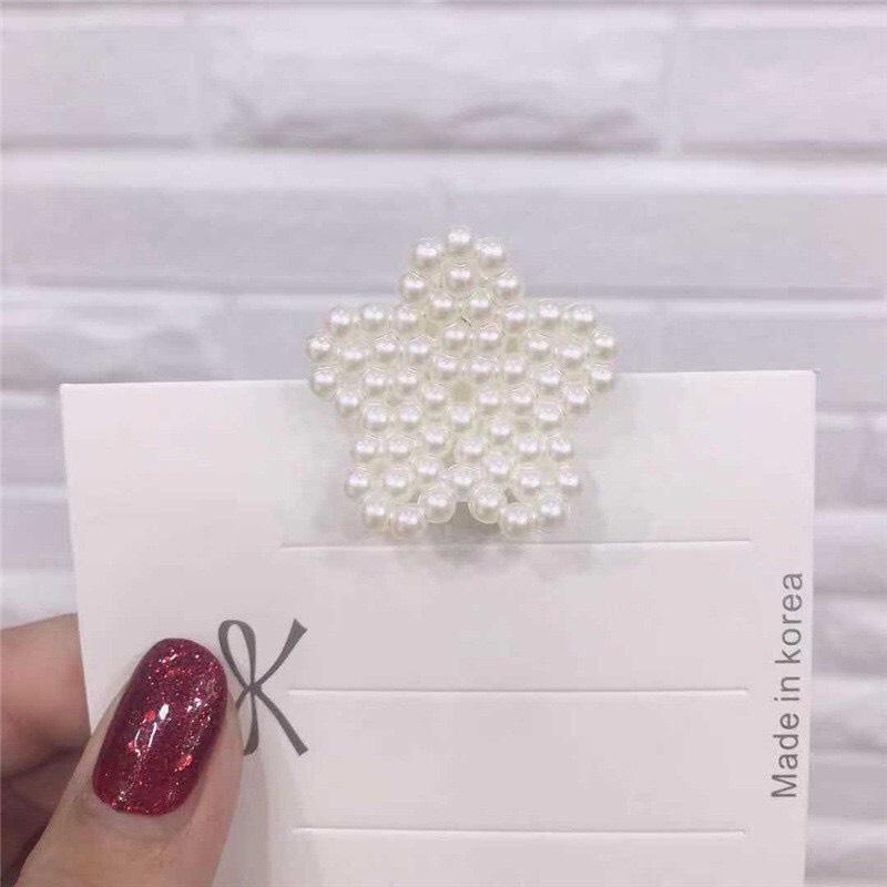 ️ Kẹp Tóc Đính Hạt Nhỏ Phong Cách Hàn Quốc Cho Nữ KT03