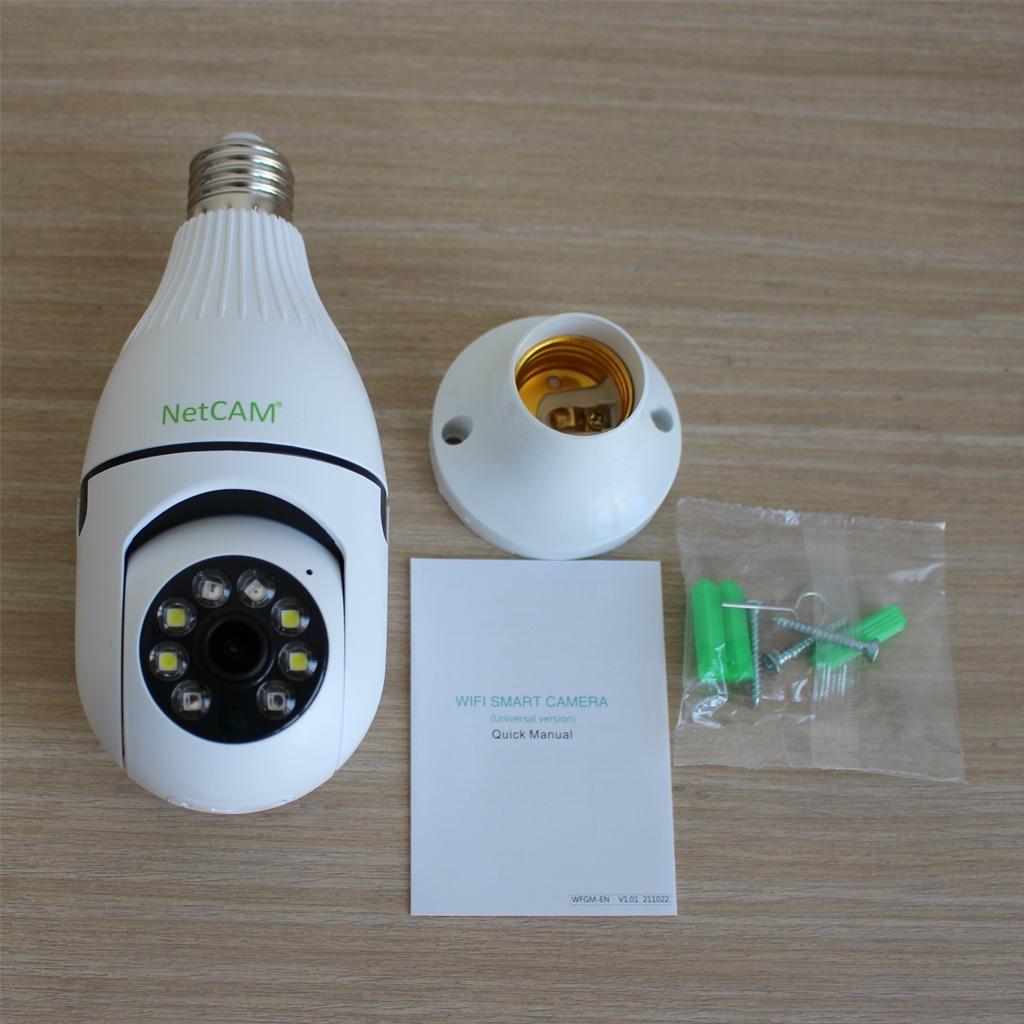 Camera IP WiFi Giám Sát An Ninh NetCAM BNA3.0, Quay quét 360 độ, Độ phân giải 3.0MP, Theo dõi hoạt động trên App ICSEE - Hàng chính hãng