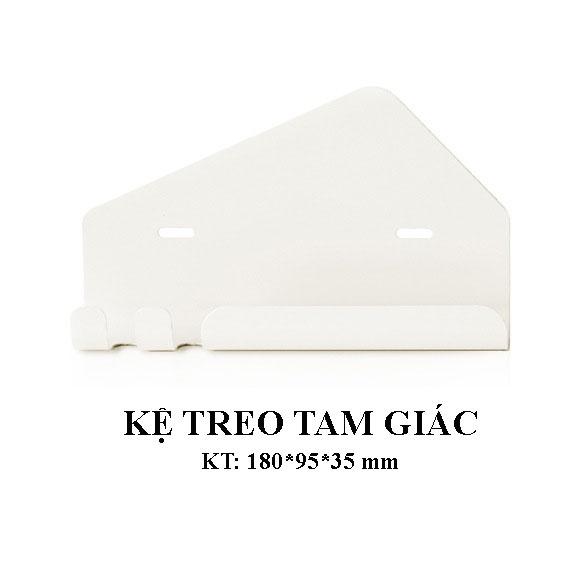 KỆ TREO KIM LOẠI TAM GIÁC - PHỤ KIỆN BẢNG PEGBOARD