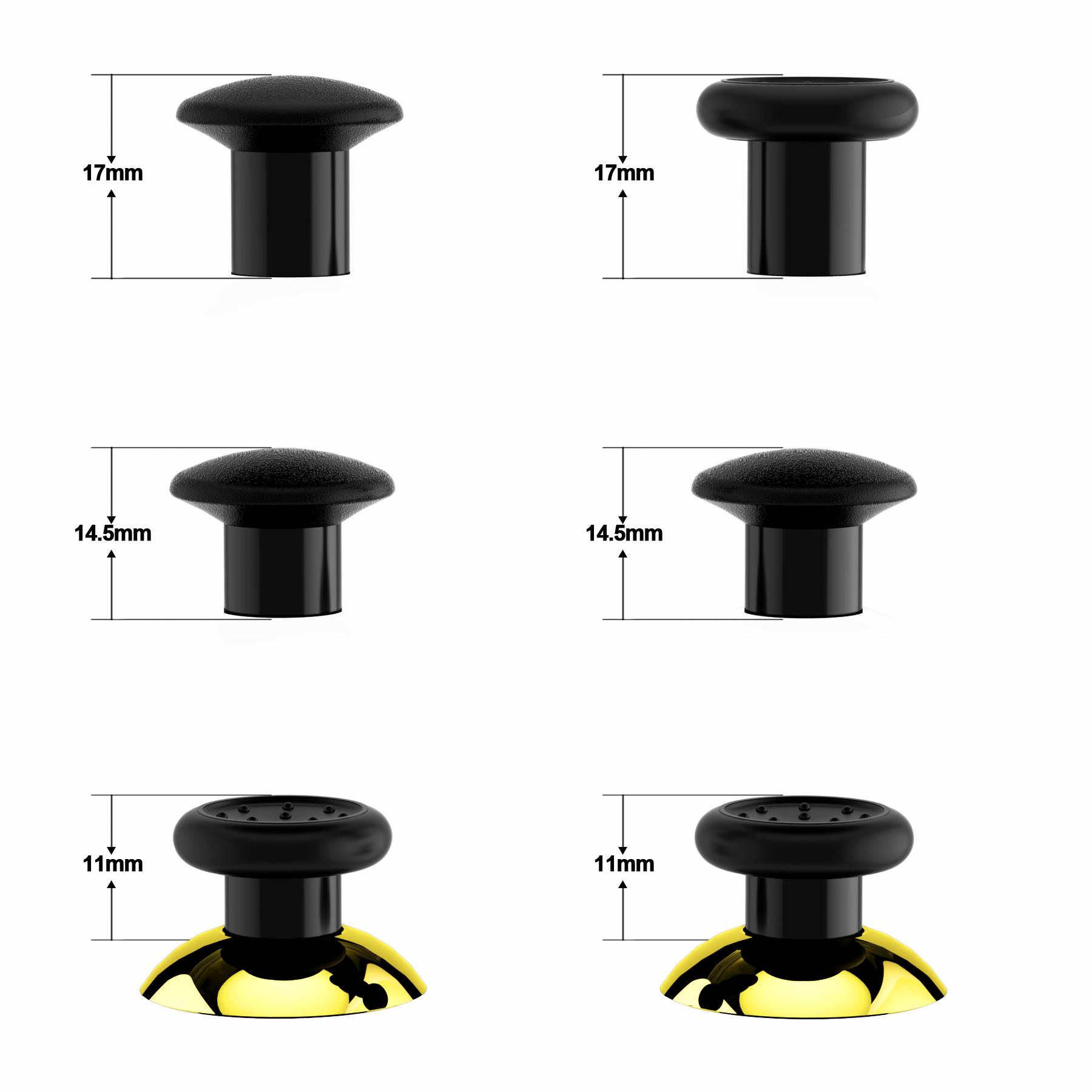 Thumbstick có thể hoán đổi cho nhau với 3 cần điều khiển có thể điều chỉnh cho bộ điều khiển PS5, cho PS4 Tất cả các bộ điều khiển mô hình
