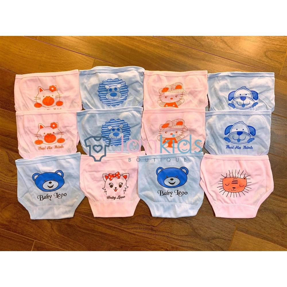 Quần đóng bỉm Baby Leo cho bé trai/bé gái 100% cotton